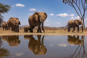 Elefanten in Samburu