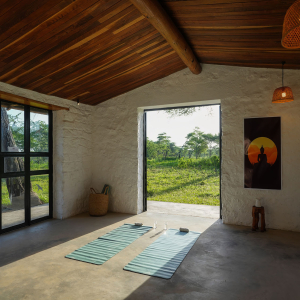 Fitnessraum mit Matten