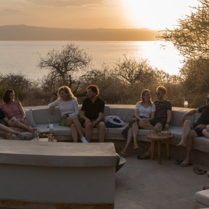 Sitzlounge im Außenbereich