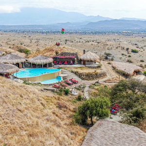 Unterkunft Arial von oben