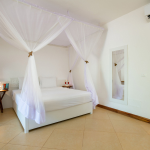 Doppelbett mit Moskitonetze