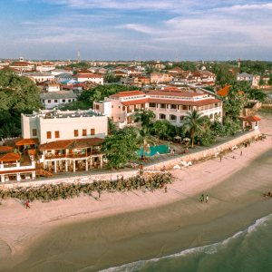 Aerial view von Zanzibar Serena Hotel