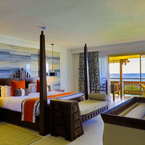 Ocean Suite mit Doppelbett und Veranda