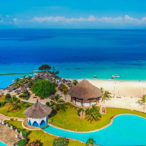 Resort Arial von oben