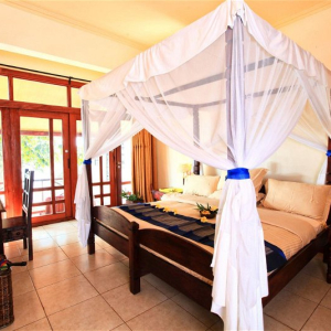 Doppelbett mit Moskitonetze