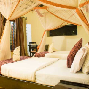 Lodge mit zwei Einzelbetten 