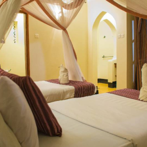 Lodge mit zwei Einzelbetten