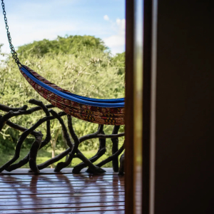 Hängematte auf der Terrasse