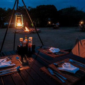 Abendessen im Freien 