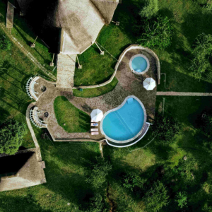Pool Arial von oben