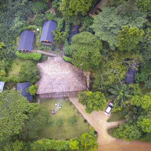 Buhoma Lodge Aerial View