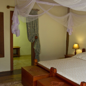 Doppelbett mit Moskitonetze