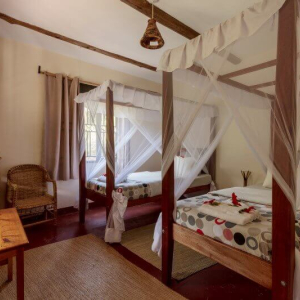 Zimmer mit zwei Einzelbetten