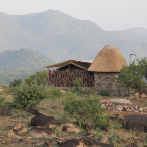 Safari Zelt von Außen