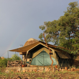 Safari Zelt von Außen