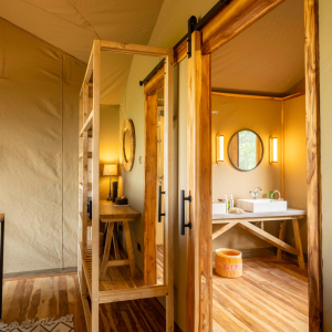 Familienzelt Waschbecken