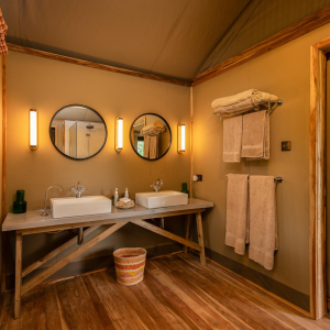 Familienzelt Badezimmer