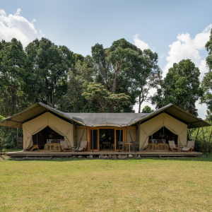 Familien Zelt von Außen