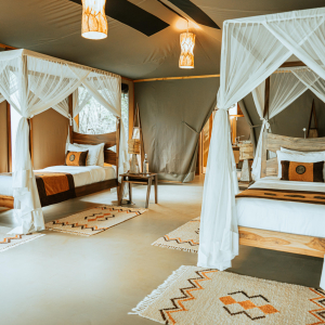 Familienzelt zwei Einzelbettzimmer