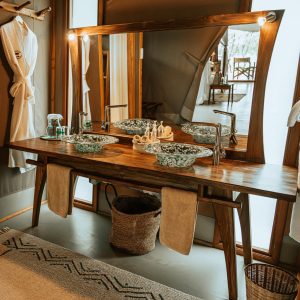 Waschbecken Familienzelt