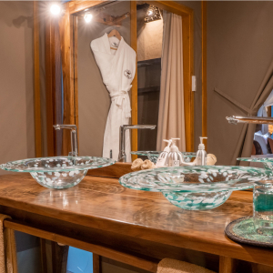 Standard Luxury Zelt Badezimmer