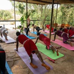 Yoga mit den Maasai