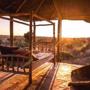 Terrasse mit Sitzmöglichkeit