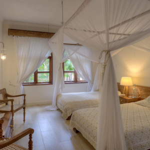 Zwei Einzelbett Zimmer Garten Villa