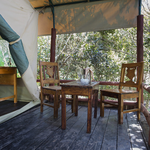 Safari Zelt Terrasse