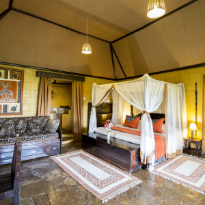 Familienchalet Doppelbett