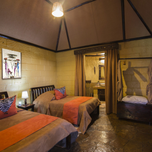 Familienzelt zwei Einzelbetten