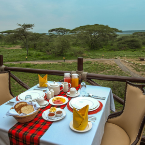 Frühstück am Balkon