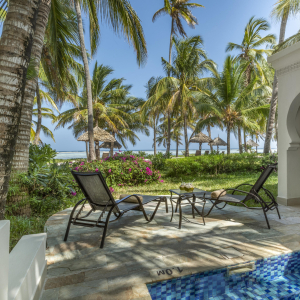 Ocean Front Bedroom Villa