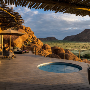 Luxury Suite Terrasse mit Plunge Pool
