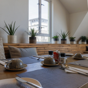 gedeckter Tisch
