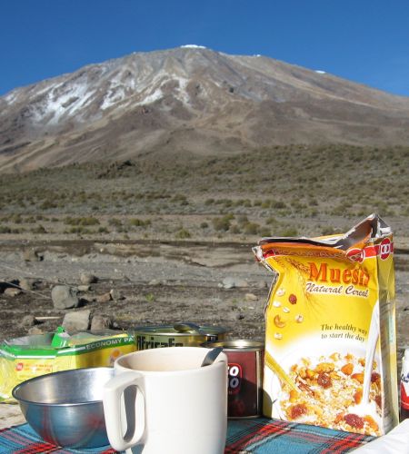 Blick auf den Kilimanjaro